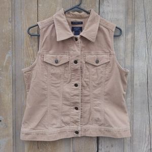 Pink Corduroy Vest